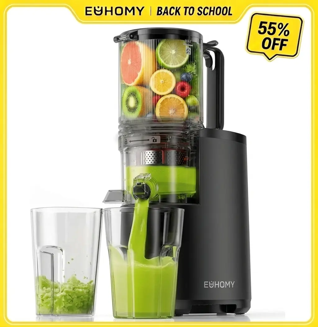 【Back To School】EUHOMY Cold Press Juicer
