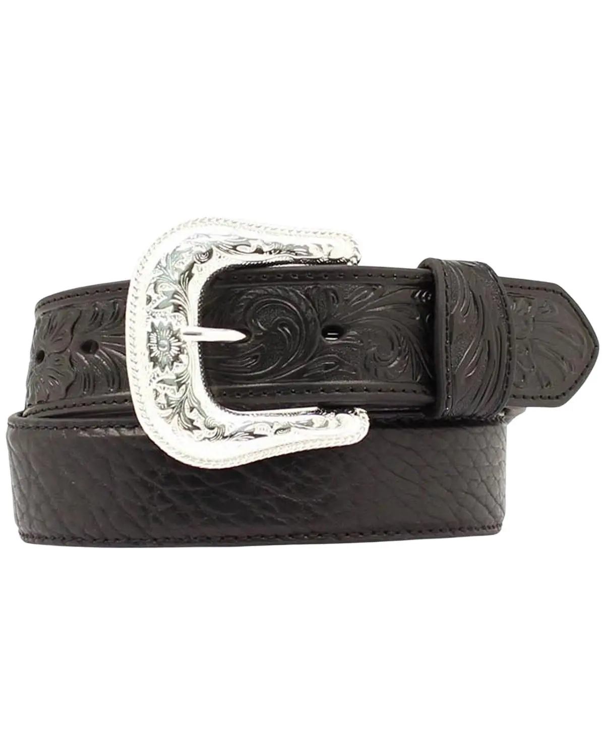 Nocona Belt Co. Men's Bullhide And Tooled Leather - N2438901