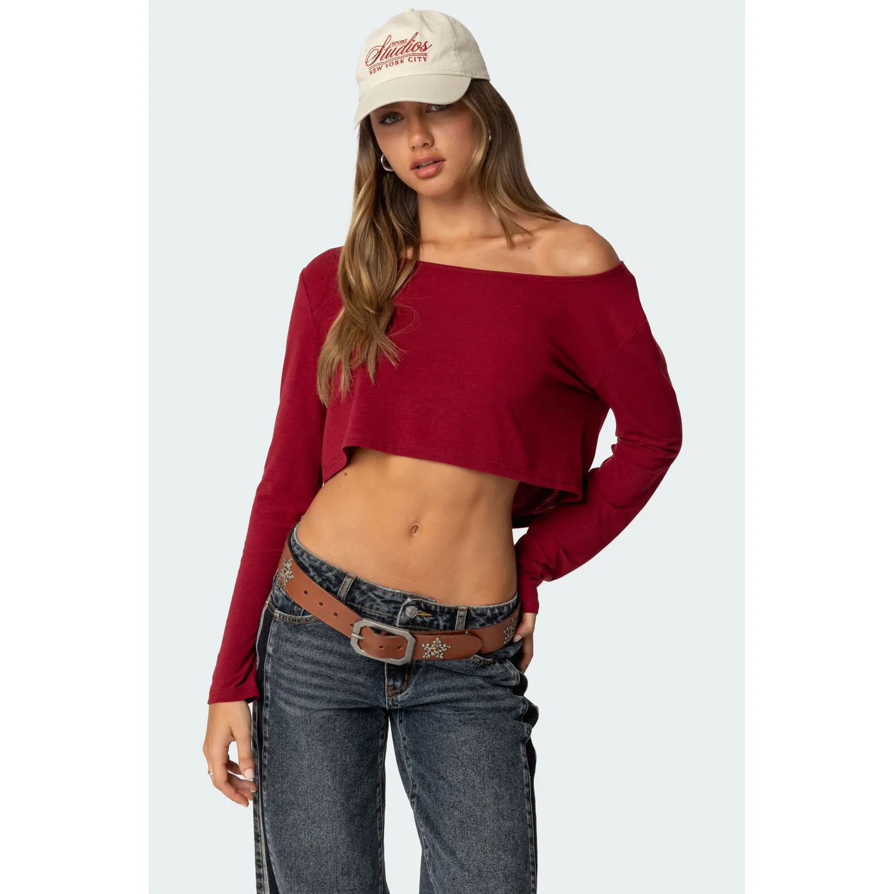 H&M Draped cold-shoulder top - TikTok Shop