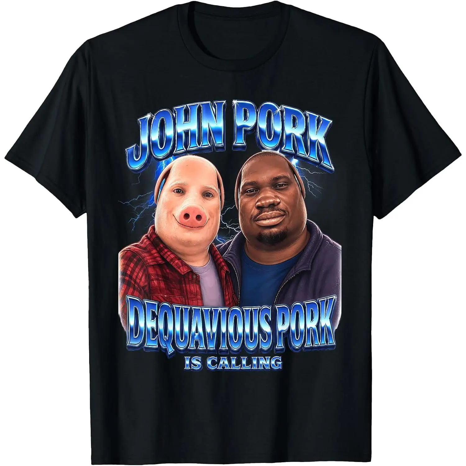 John Pork Dequavious Pork is Calling Meme T-Shirt