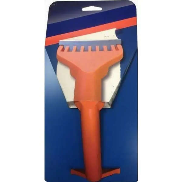 Stainless Steel Multi-Purpose Wallpaper Scraper Tool - Heavy-Duty Sticky Paste & Adhesive Removal Tool with Ergonomic Handle, Instant Penetration, More Active Ingredients, Long-Lasting Durability for Home Renovation