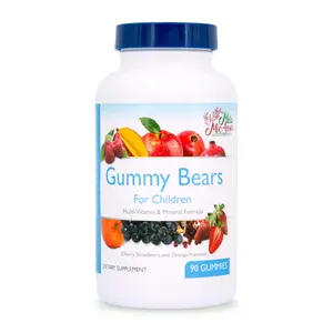 Multi-Vitamin Gummy Bears for Children | Essential Vitamins & Minerals | 90 Gummies
