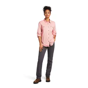 Ariat® Ladies Rebar VentTEK Summer Melon Button Down Shirt 10039481