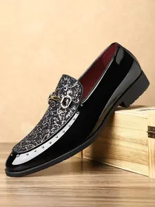Men's Loafer Shoes Business Casual Slip Ons Strapless Rubber Sole Daily Wear, Comfortable and Stylish Footwear for Men