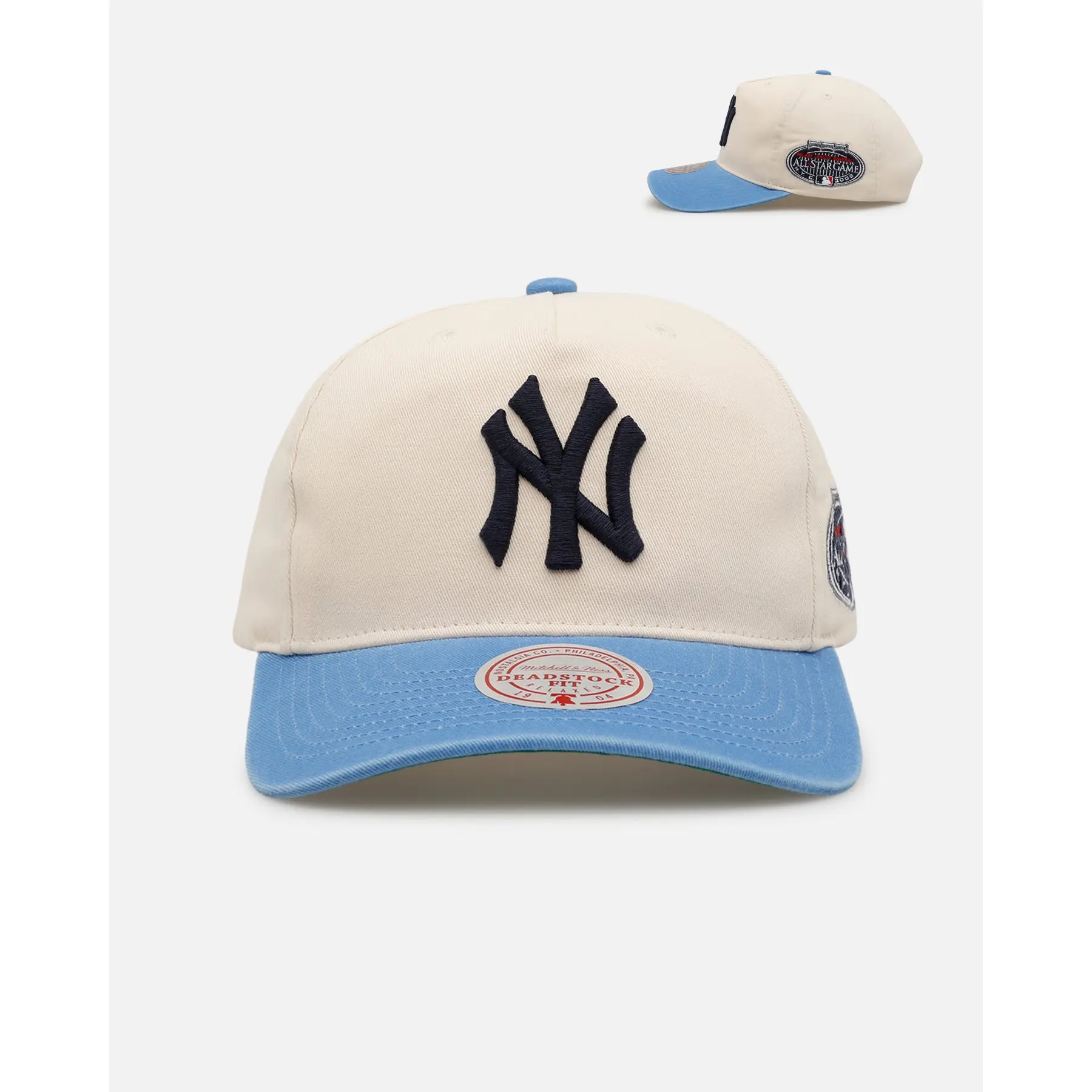Mitchell & Ness New York Yankees 'Washed Cotton' Deadstock Snapback Off White Mitchell & Ness New York Yankees 'Washed Cotton' Deadstock Snapback Off White