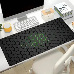 1 cool patterned mouse pad with anti slip rubber base, perfect for office/gaming and home use, large-sized mouse pad