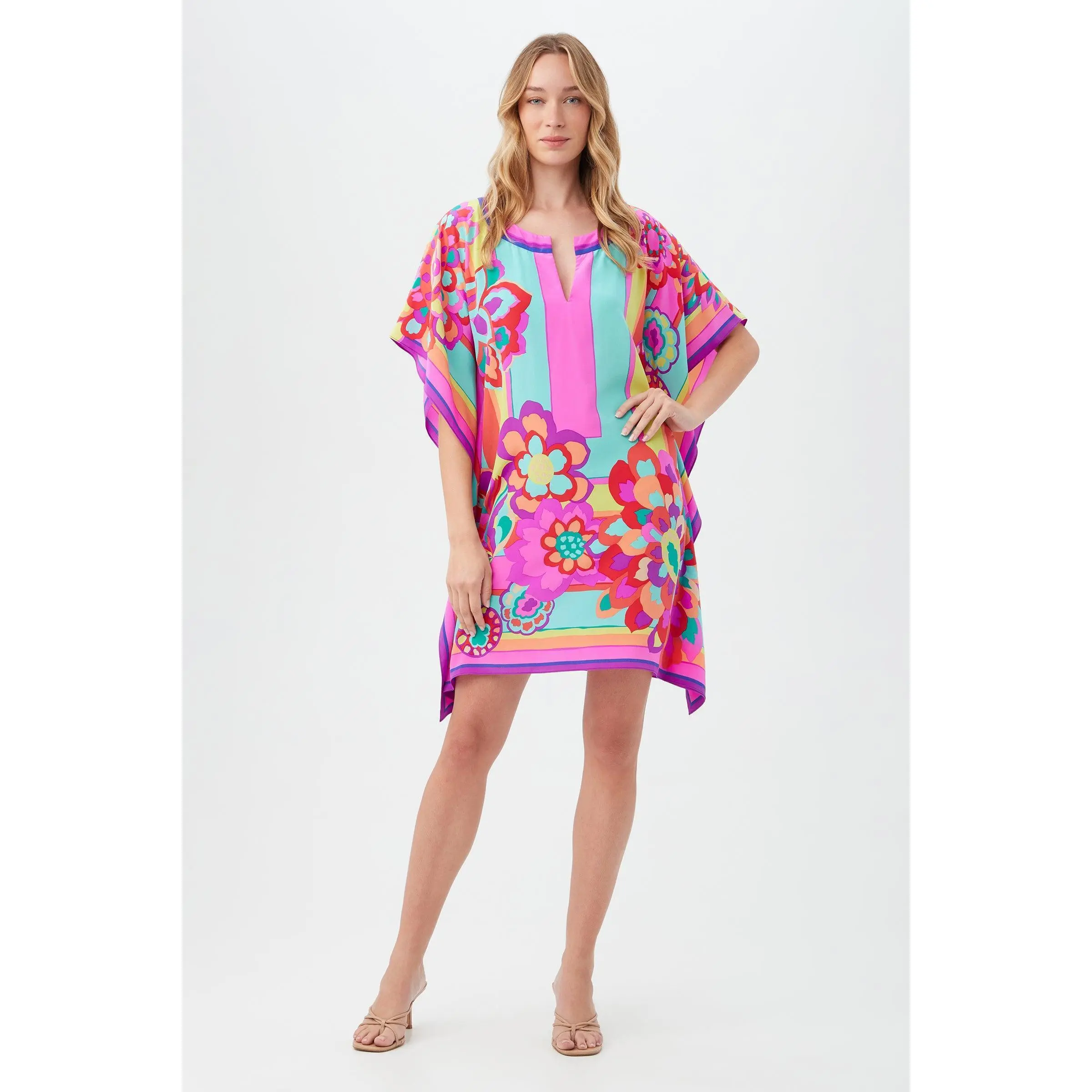 Theodora Caftan Dress - Isola Silk