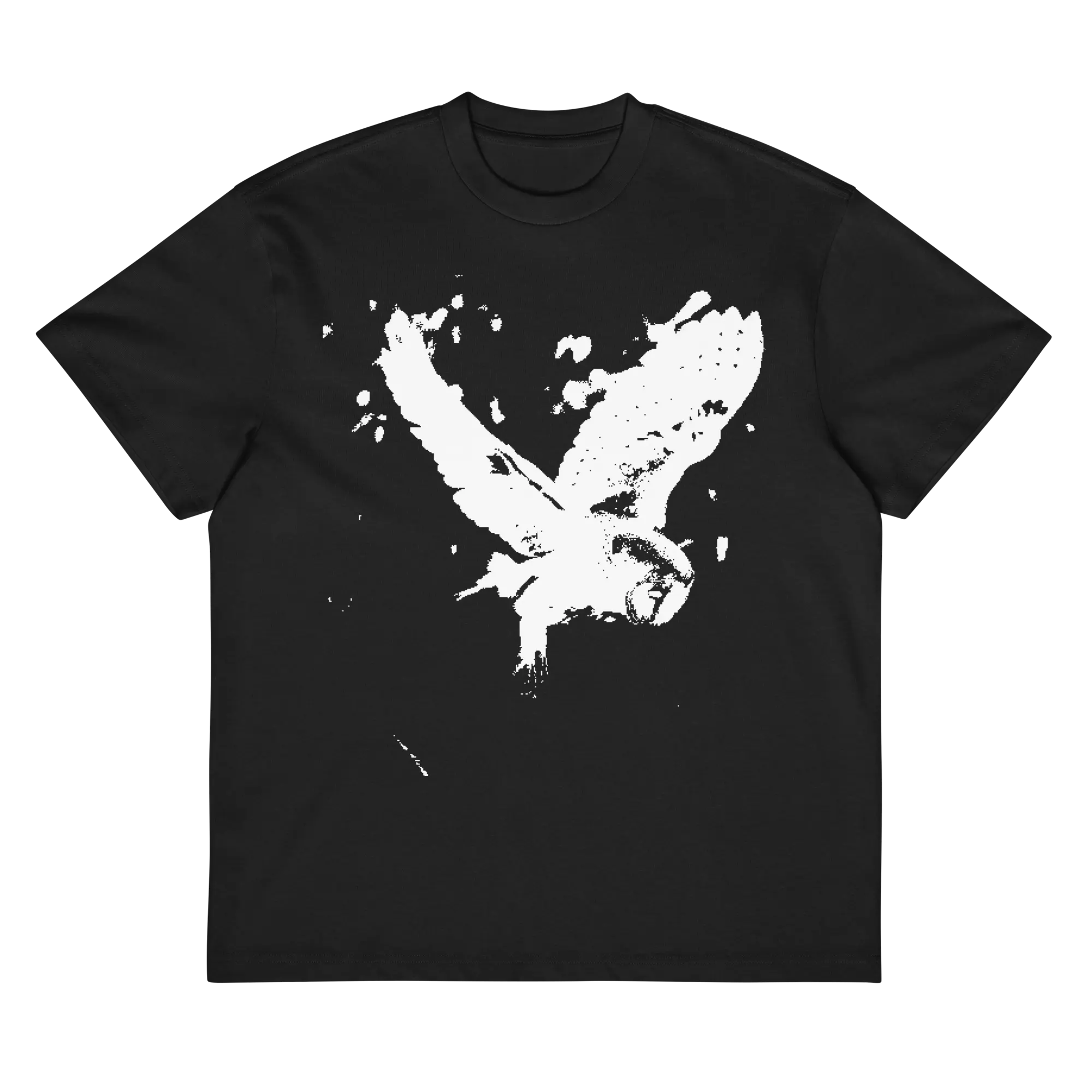 Owl Graphic Box T-Shirt 7869