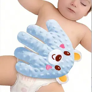 Teddy Bear Pattern Soothing Palm with Bean Lining, Heatable, Helps Baby Sleep Peacefully, Prevents Startle Reflex, Provides Security