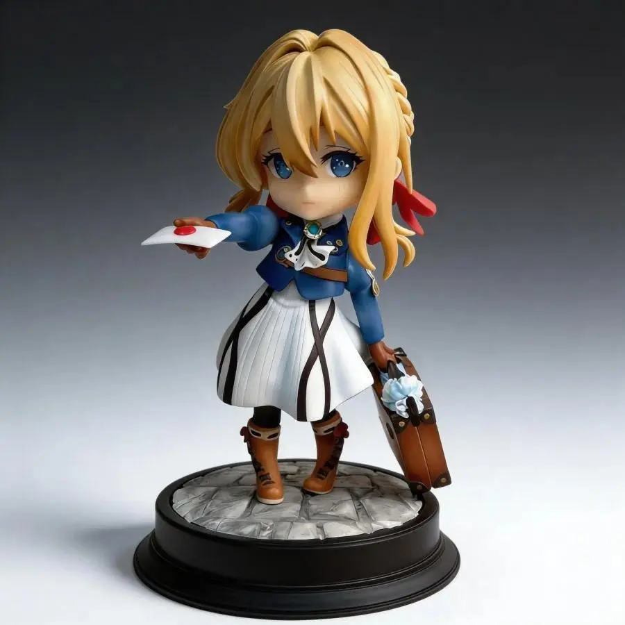 Anime Violet Evergarden Highly Detailed Collectible Toy Figure, 17cm Model with Box, Great Gift for Anime Enthusiasts, Home & Office Desk Decoration