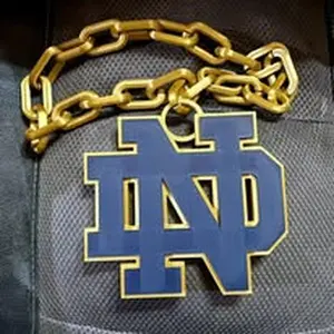 Notre Dame Fighting Irish ND Logo Jumbo Turnover Chain