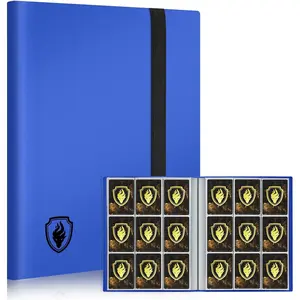 Card Binder 9 Pocket, Fabmaker 396 Pockets Trading Card Binder, Premium Collector Card Album for Standard Cards, Side Loading Card Collection Folder for MTG, TCG, Game Cards, Sport Cards