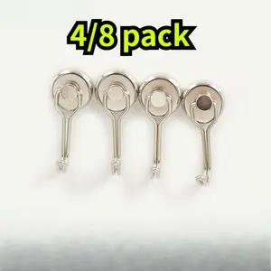 4/8 Pack Swivel Swing Magnetic Hooks– Strong Neodymium Hooks for Cruise Cabins, Kitchen, Fridge & Other Magnetic Surfaces, Cruise Essentials 2026