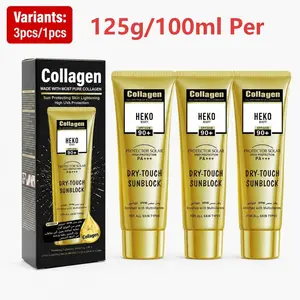 Heko Beauty Lightweight SPF 50+ Glow Sunscreen, Long-Lasting UV Protection, Broad Spectrum Sunblock, Ideal for Daily Use, Skin Care Essential