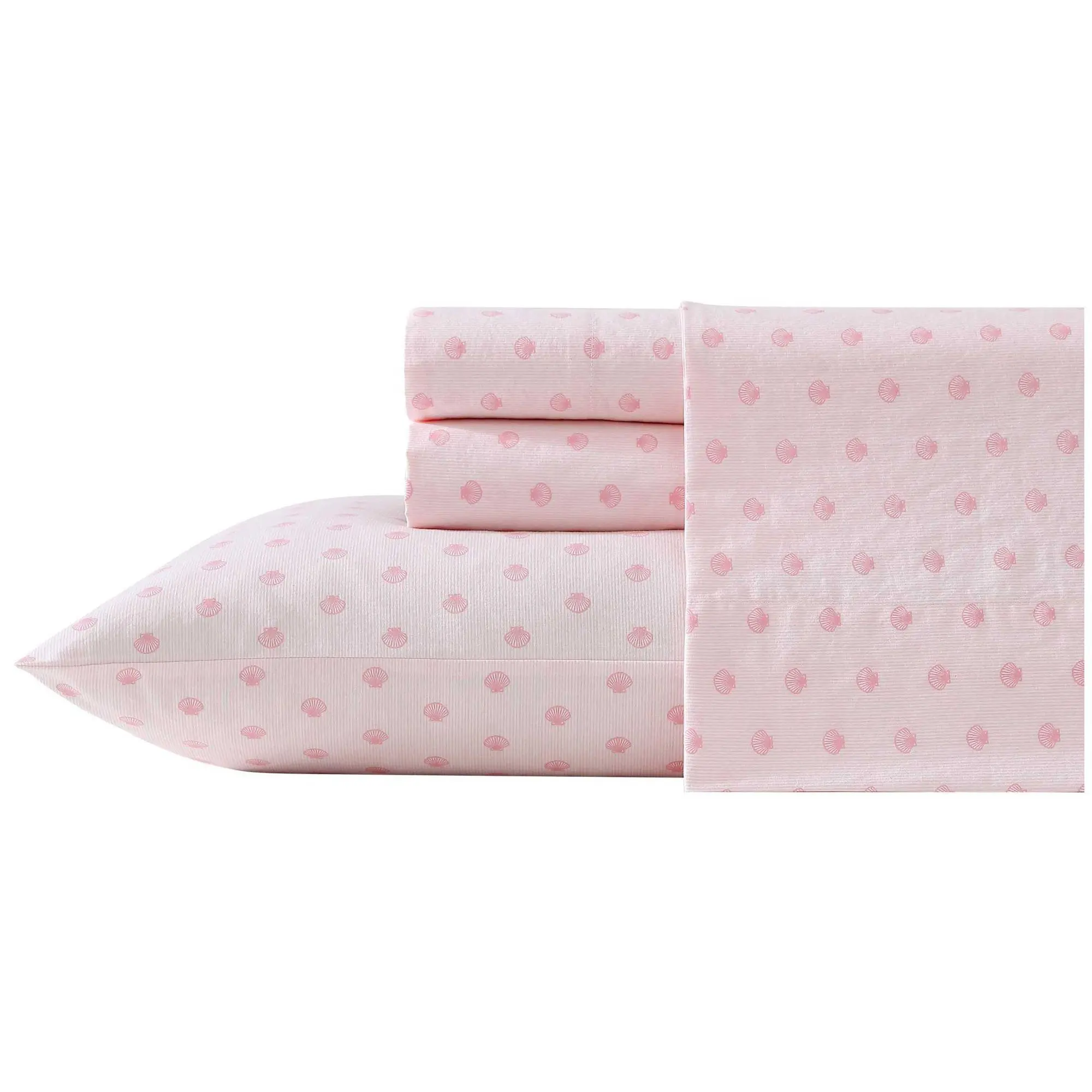 Laura Ashley Scallop Dollop Pink Full Sheet Set