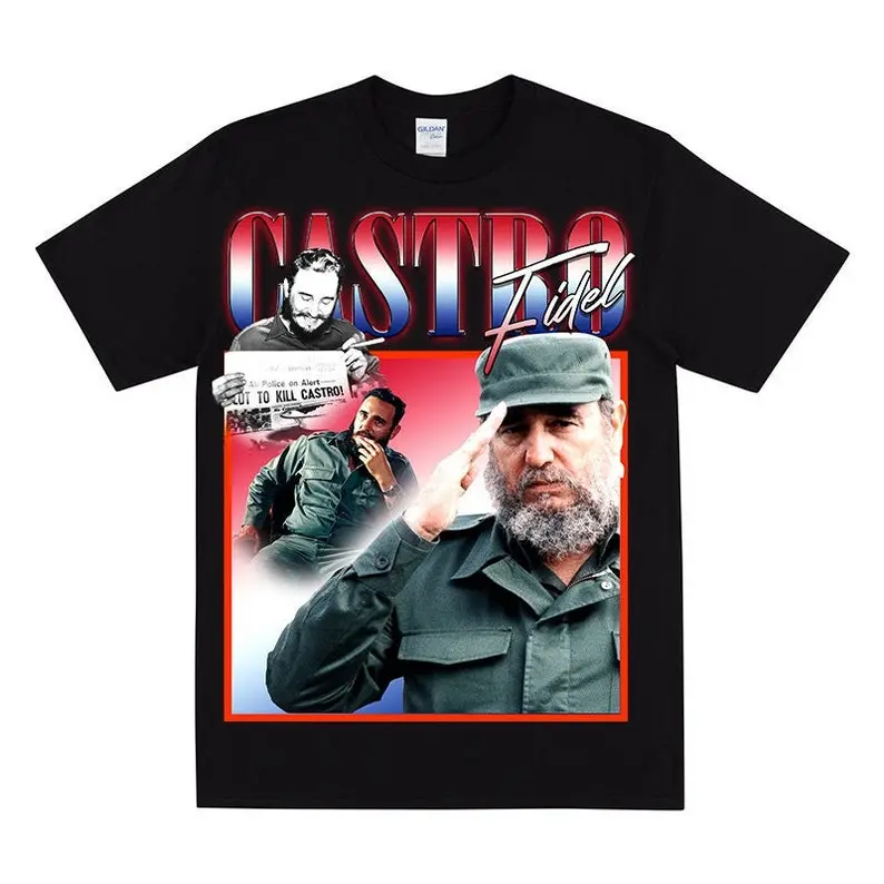 FIDEL CASTRO Homage T-shirt, Socialism Inspired Print Art, Revolution Rebel Resist, Fidel Castro Portrait......Made In The UK