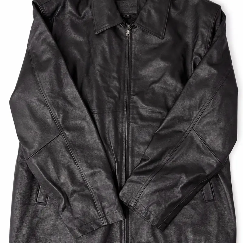 Men’s Genuine Vintage Leather Jacket 2XL