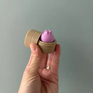 Dumpling Fidget Clickie 3D Printed