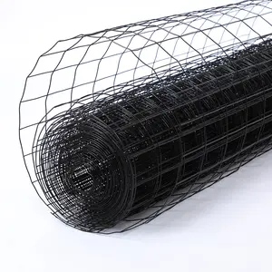 Welded Wire Fence, 50t(L) x 48inch(H) PVC Anti-Rust Coated Wire Mesh, 2 Inch x 3 Inch 16GA Garden Edging Border, Roll Metal Animal Barrier for Yard Vegetable Plant Protection Poultry Netting