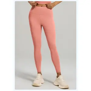 Women's Naked Feeling High Stretch Yoga Pants, High Waist Tummy Control & Butt Lifting Tight Fitness Leggings