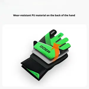 Entry-level children's goalkeeper gloves latex sticky non-slip gloves goalkeeper football gloves