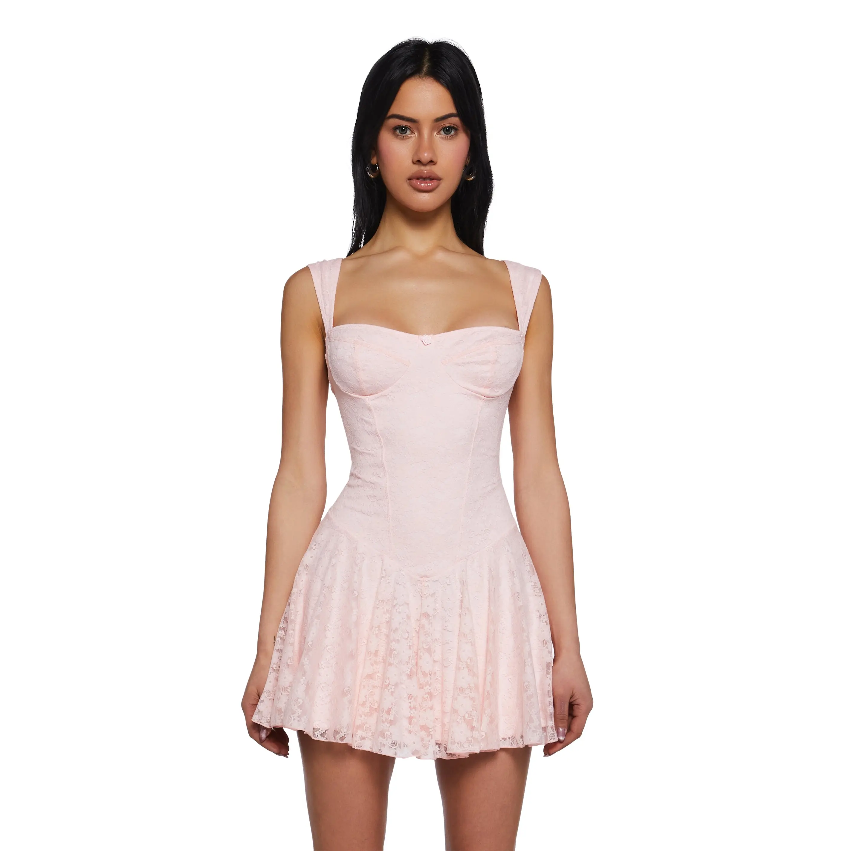 Perfect Date Mini Dress - Light Pink