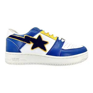 BAPE Bapesta Low Patched Navy Pre-Owned