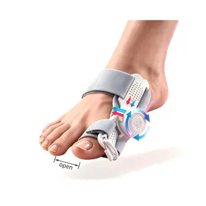Unisex Orthopedic Bunion Splint - Auto-Adjustable Orthopedic Toe Straightener for Hallux Valgus Big Toe Comfort Reinforced Footwear Support Device Toe Corrector Sleeve Toe Alignment Plates