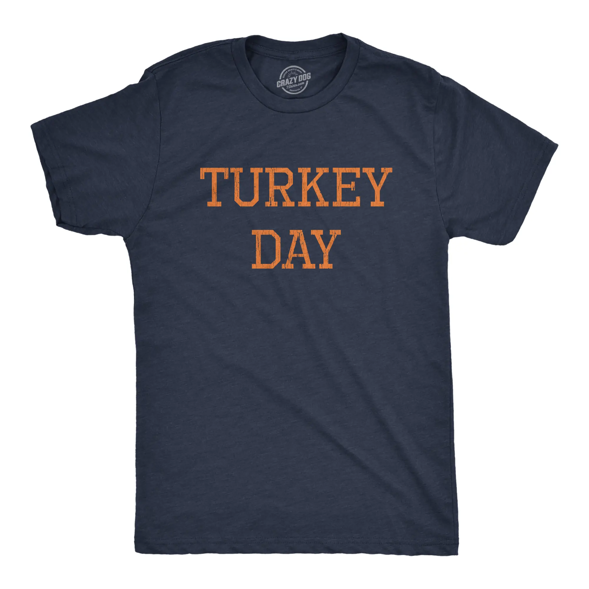 Mens Turkey Day T Shirt Funny Graphic Novelty Thanksgiving Dinner Graphic Tee Mens Funny T Shirts Cool Vintage Fashion T-Shirt Gift Classic Menswear Thanksgiving Apparel for Men Novelty Tees for Guys Navy