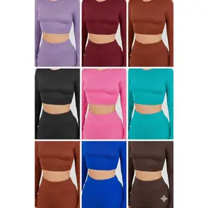 Women's Solid Mock Neck  Loungewear Set