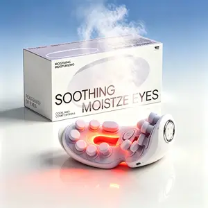 PGG Steam Eye Massager, Hydrating Nano Mist & Heating Compress, 4 Massage Modes for Dry Eyes, Eye Strain, Dark Circles & Puffiness Relief