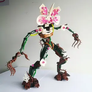 Build Your Own Scary Monster! 419pcs Orchid Demon Moc Building Block Toy, Customizable Bricks & Parts, Perfect for Collectors