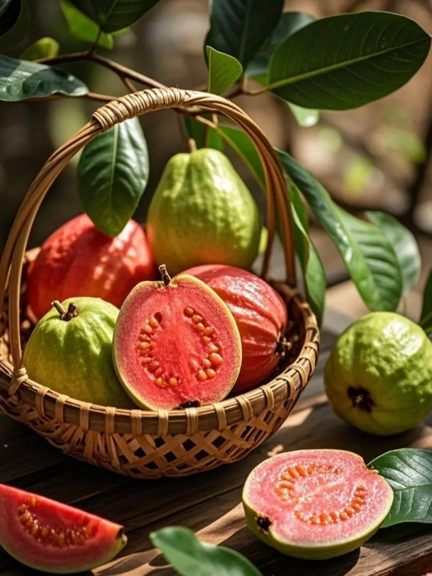 50 Guava Heirloom Plant Seeds - Grow Sweet, Juicy Guava Fruit at Home, Ideal for Pots and Backyard Gardens, Heirloom Seeds