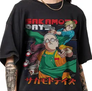 Sakamoto Anime T-shirt, Cool Anime Shirt, Gift for Him, Aesthetic  Anime Otaku Shirt, Unisex T-shirt, Manga Shirt