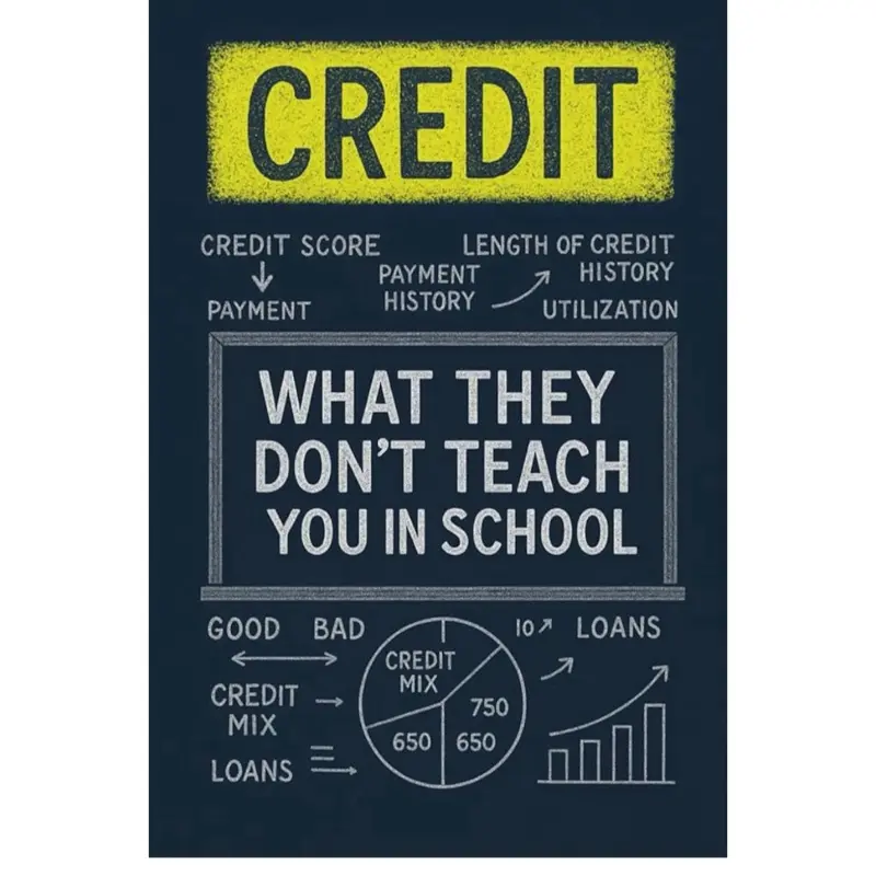 Credit: What They Don't Teach You in School - A Comprehensive Guide to Understanding and Utilizing Credit Effectively for Personal and Financial Goals