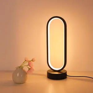 USB Powered LED Desk Lamp, 3-color Dimming Ambient Desk Light, Eye Protector LED Desk Lamp for Home Office Bedroom Study Room, Led Table Lamp
