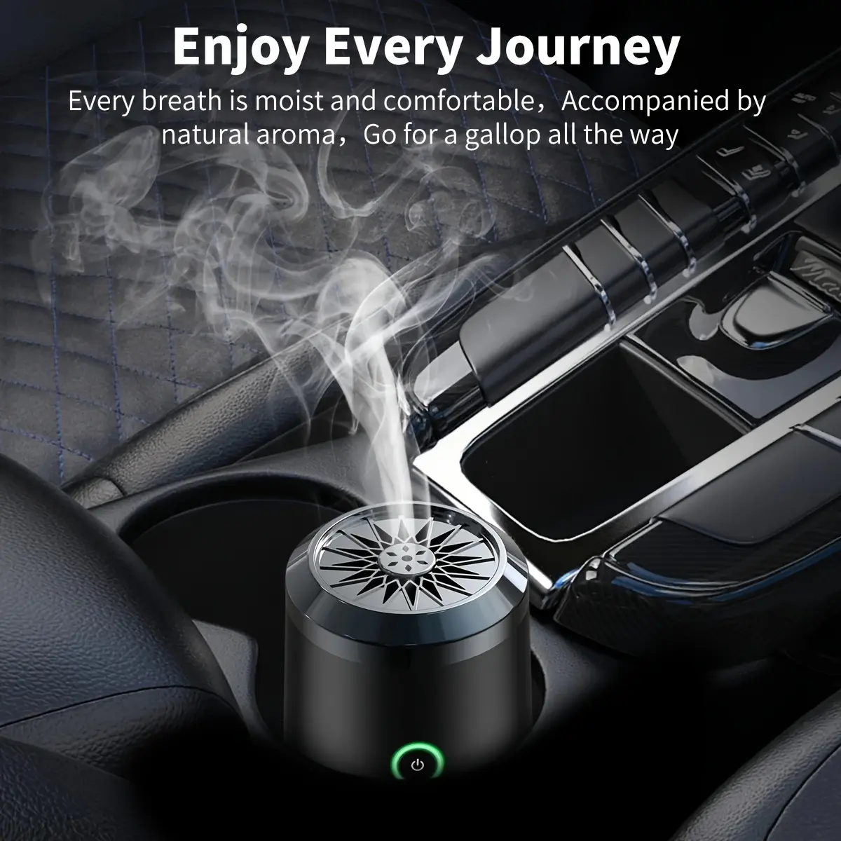 Bk-18 Car Interior Aroma Diffuser, Aromatherapy Diffusers, Aromatizer, Fragrance Machine, Aromatherapy For Home, Handheld Personal Use, Tabletop Heating, Spice Burning Incense Burner, Automatic Cooling Function, Air Revitalizer