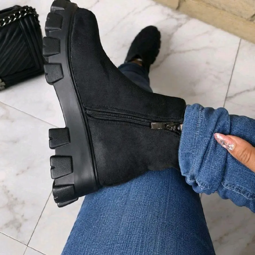 Platform Ankle Boots