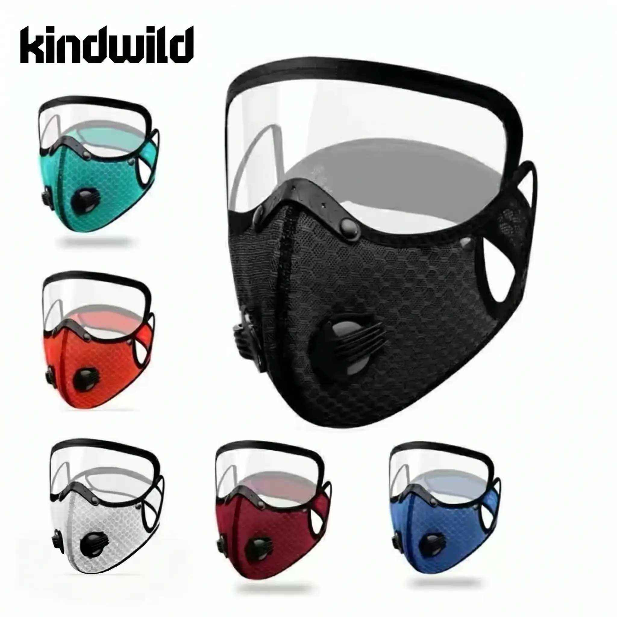 Carbon Filter Dust Mask Breathable| Reusable Detachable Adjustable| For Running Workout Motorcycle Gardening