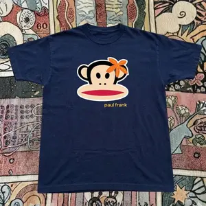 Paul Frank Gildan  Navy Baby Tee Y2k Clothing,Vintage, Streetwear