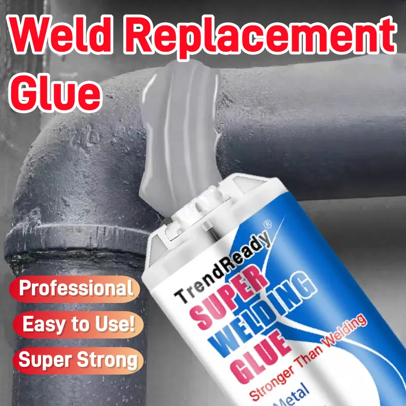 1Pcs TrendReady Heavy Duty AB Epoxy Adhesive Super Glue, Waterproof and Wear-Resistant Strong Bonding Epoxy Casting Glue with Accessories, Multi-Purpose Fast Repair for Tile, Metal, Plastic, Ceramics, Wood, Oil-Resistant Industrial Strength Repair Glue