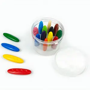 12 Color Peanut Shaped Plastic Crayons, Non-Toxic Washable Safe Coloring Sticks, Easy Grip DIY Art Supplies for Kids Back to School Gift, Classroom Supplies, Portable Art Supplies, Crafts Art Supplies