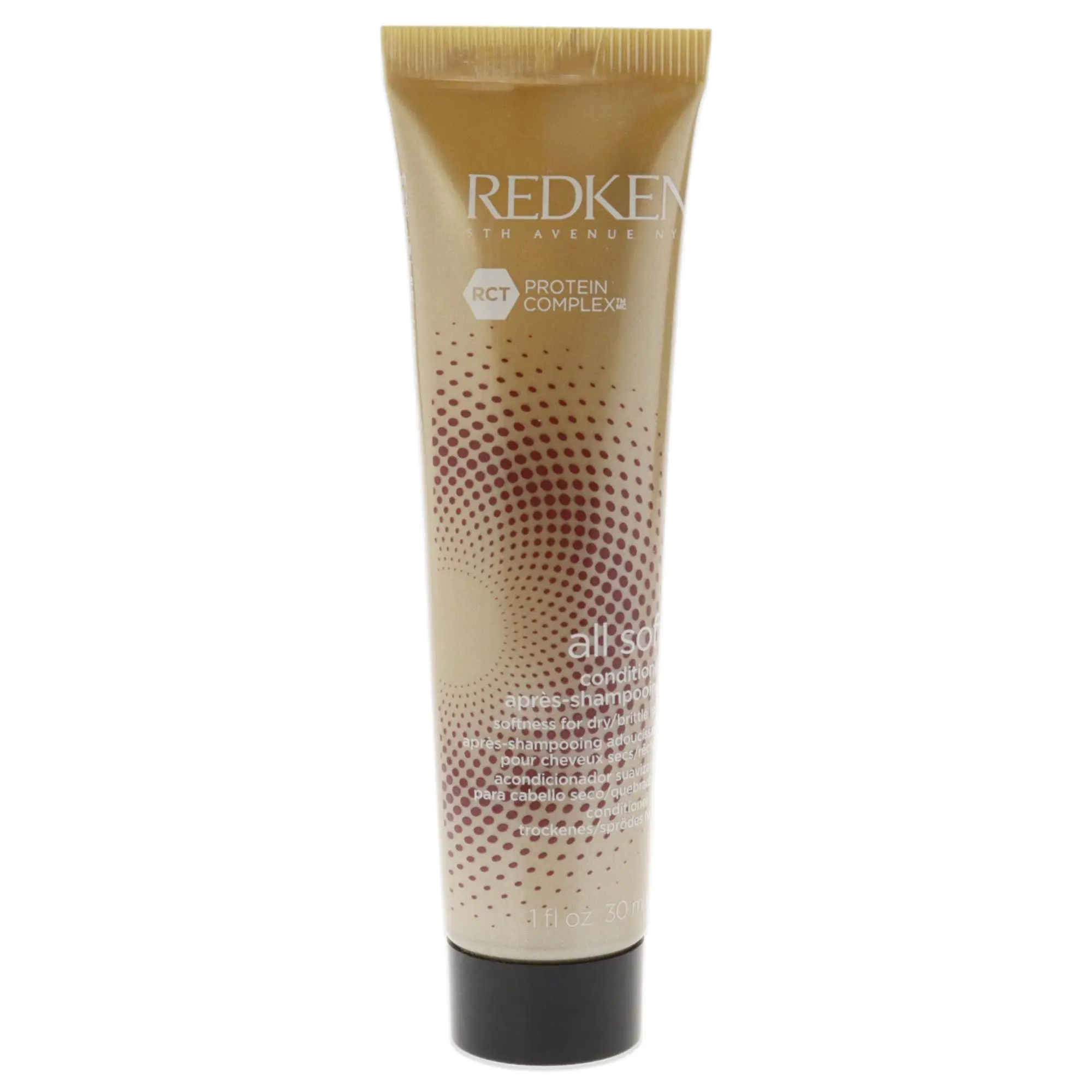 Redken All Soft Haircare Conditioner - Unisex, 1oz, Protein Complex Infused, Ideal to Apply After Wash
