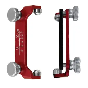 Honing Guide System, Aluminum Chisel Sharpener for Woodworking Chisels and Planes, Fixed Angle Knife Sharpener, Chisel Sharpening Holder Guide with Angle Scale, Portable