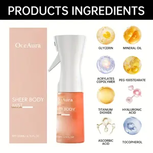 Broad-Spectrum Facial Sunscreen Spray - 24-Hour Waterproof, Sweat-Proof, Moisturizing, Hydrating, Non-Greasy, Oil-Control, Smooth-Application, Gentle Milky Care for Sensitive Skin, Hawaii Summer Essential, Sunscreen for Face