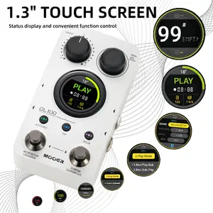 MOOER GL100 Looper Pedal Drum Machine 3 in 1 Drum Looper Pedal Auto Record