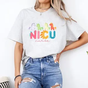 NICU Nurse Unicorn Shirt, Nurse Appreciation Gift, Neonatal Intensive Care Unit, Nicu Nurse Animal Tee, Go-To Outfit, No Thinking