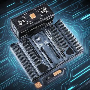 180in1 Heavy-Duty Manual Precision Screwdriver Set, Professional Maintenance Tool Kit for Mechanics, Ideal Gift and Personal Use