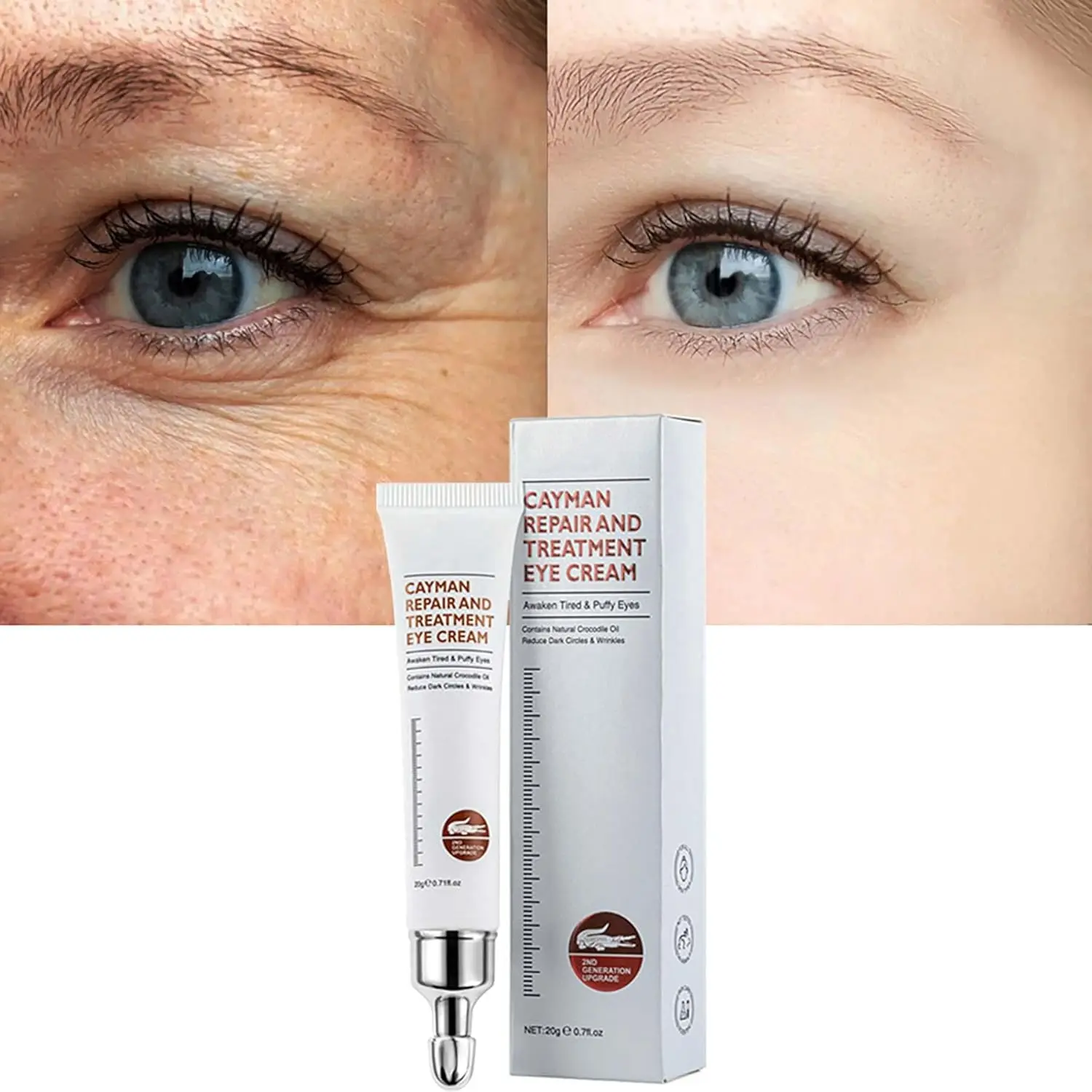 Magic Eye Cream, Instantly Remove Under Eye Bags Wrinkles Puffiness Dark Circles and Fine Lines, Anti Aging Eye Cream for Men Women Radiant Gentle Comfort Skincare skin tint eye corrector