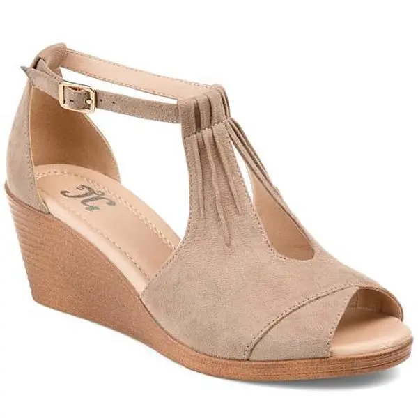 Journee Collection Womens Tru Comfort Foam Wide Width Kedzie Wedge